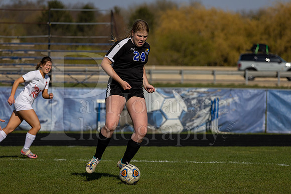 Rockford Christian Girls Varsity Soccer vs Oregon 4-27-2023-0023