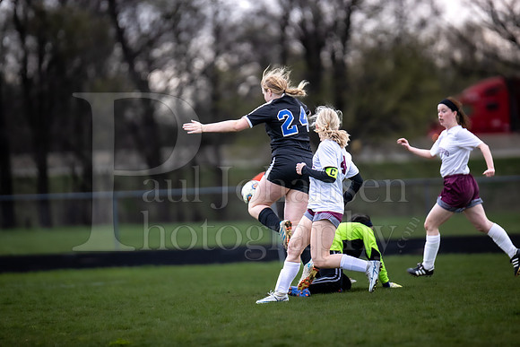 Rockford Christian Girls Varsity Soccer vs Marengo 4-20-2023-0103