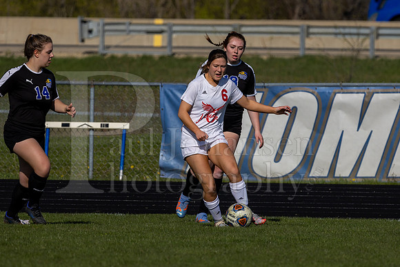 Rockford Christian Girls Varsity Soccer vs Oregon 4-27-2023-0109