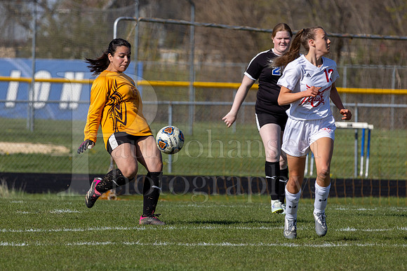 Rockford Christian Girls Varsity Soccer vs Oregon 4-27-2023-0101
