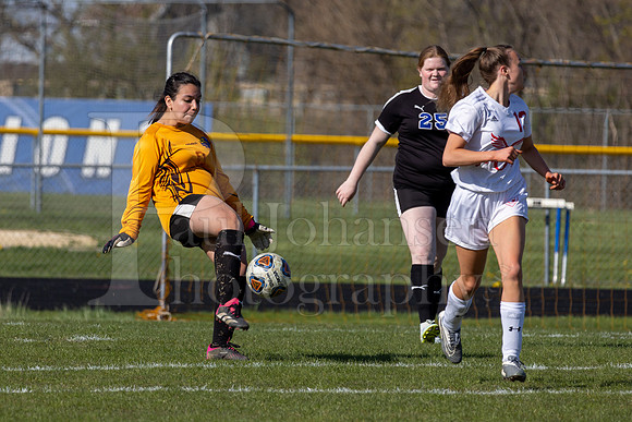 Rockford Christian Girls Varsity Soccer vs Oregon 4-27-2023-0102