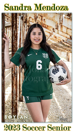 Boylan Spring 2023 Girls Soccer Seniors Banner Sandra Mendoza