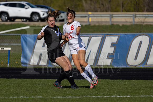 Rockford Christian Girls Varsity Soccer vs Oregon 4-27-2023-0040