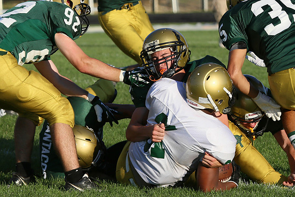 Boylan Green & White Football Games 8-23-2013-0448