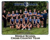 Rockford Christian Middle School Cross Country Team and Individuals Picture Gallery Fall 2026