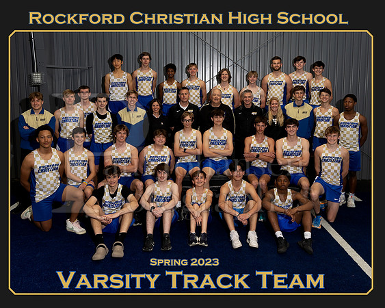 Rockford Christian 2023 8x10 Team Boys Varsity Track