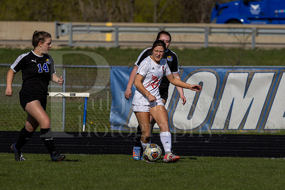 Rockford Christian Girls Varsity Soccer vs Oregon 4-27-2023-0110