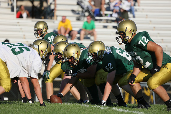 Boylan Green & White Football Games 8-23-2013-0344