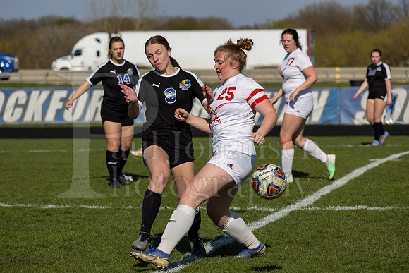 Rockford Christian Girls Varsity Soccer vs Oregon 4-27-2023-0083