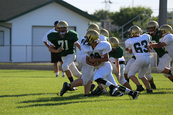 Boylan Green & White Football Games 8-23-2013-0125