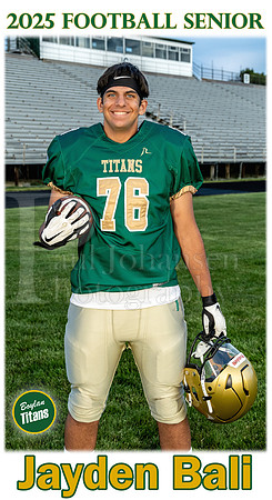 Boylan Football Senior 2025 Jayden Bali
