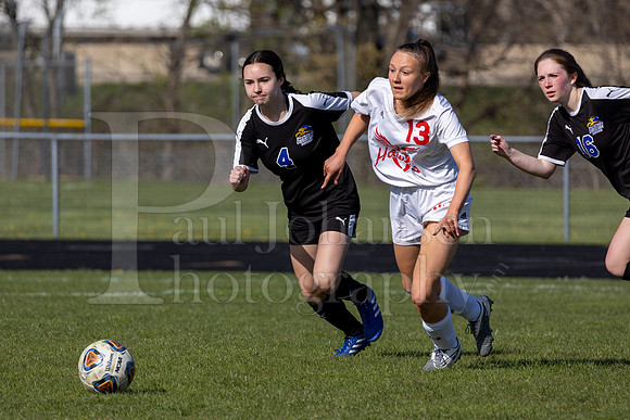 Rockford Christian Girls Varsity Soccer vs Oregon 4-27-2023-0045