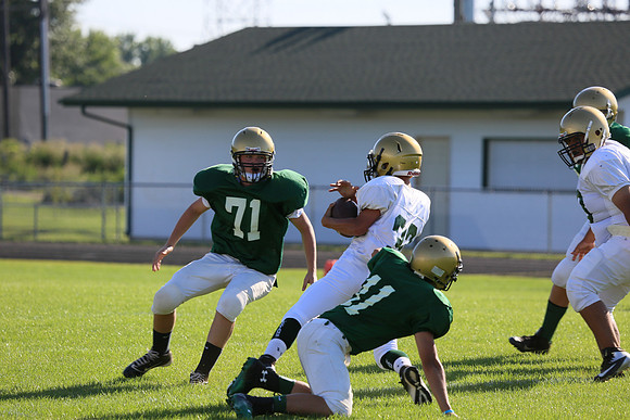 Boylan Green & White Football Games 8-23-2013-0126