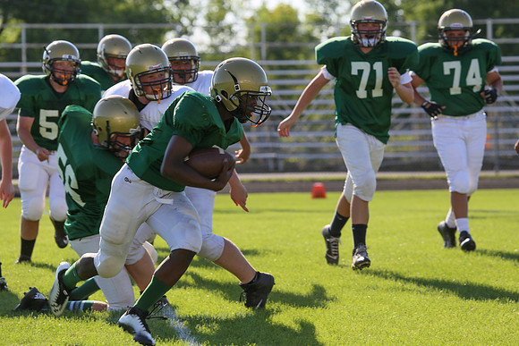 Boylan Green & White Football Games 8-23-2013-0137