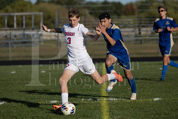 Rockford Christian Boys Varsity Soccer vs Oregon 10-2-2024-0166