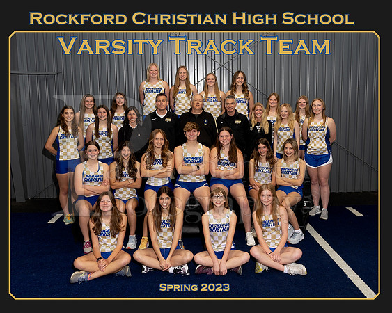 Rockford Christian 2023 8x10 Team Girls Varsity Track