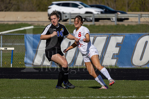 Rockford Christian Girls Varsity Soccer vs Oregon 4-27-2023-0042