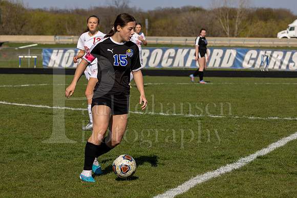 Rockford Christian Girls Varsity Soccer vs Oregon 4-27-2023-0068