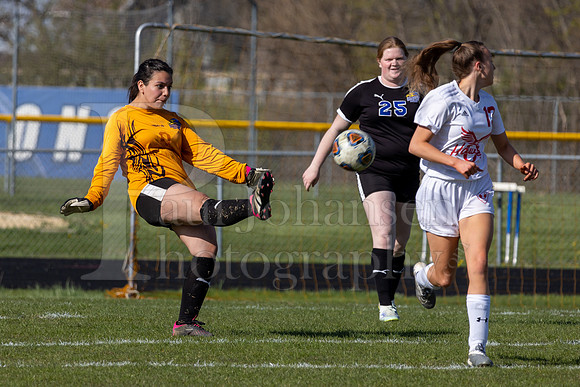 Rockford Christian Girls Varsity Soccer vs Oregon 4-27-2023-0103