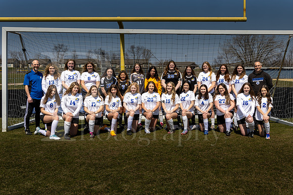 Rockford Christian Girls Varsity Soccer Spring 2023-0324