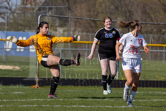 Rockford Christian Girls Varsity Soccer vs Oregon 4-27-2023-0105