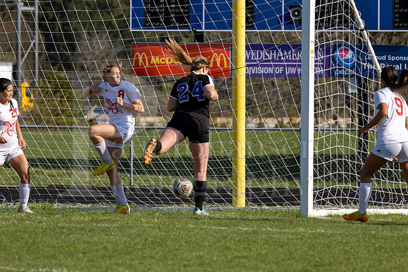 Rockford Christian Girls Varsity Soccer vs Oregon 4-27-2023-0116