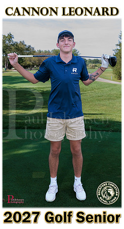 RC Fall 2026 Senior Banner Golf Cannon Leonard