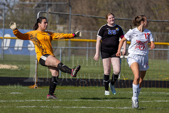 Rockford Christian Girls Varsity Soccer vs Oregon 4-27-2023-0106