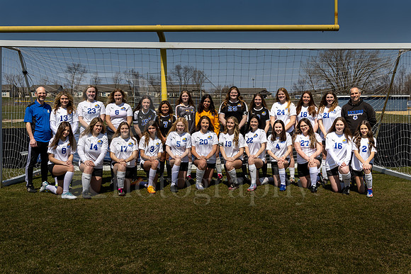 Rockford Christian Girls Varsity Soccer Spring 2023-0325