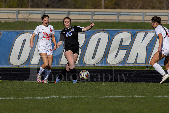 Rockford Christian Girls Varsity Soccer vs Oregon 4-27-2023-0035