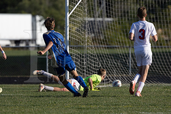 Rockford Christian Boys Varsity Soccer vs Oregon 10-2-2024-0099