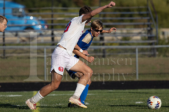 Rockford Christian Boys Varsity Soccer vs Oregon 10-2-2024-0163