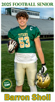 Boylan Football Senior 2025 Barron Sholl