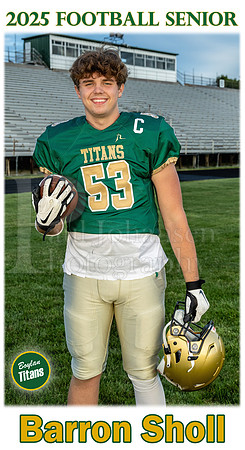 Boylan Football Senior 2025 Barron Sholl