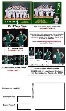 Boylan Spring 2017 Sports Order Form Page 2
