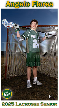 Boylan lacrosse Senior 2025 Angelo Flores