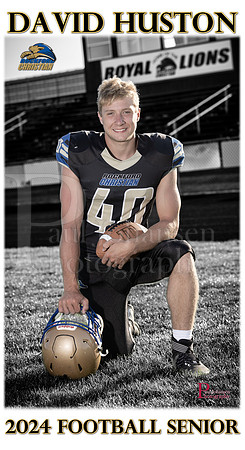 RC Fall Senior Banner Football David Huston