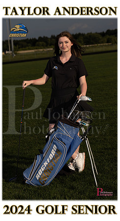 RC Fall Senior Banner Golf Taylor Anderson