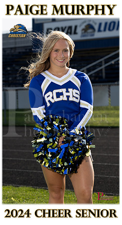 RC Fall Senior Banner Cheer Paige Murphy