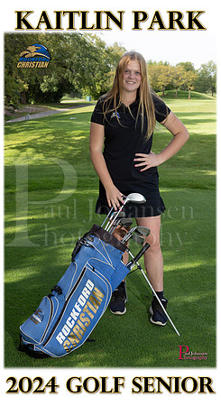 RC Fall Senior Banner Golf Kaitlin Park