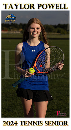RC Fall Senior Banner Tennis Taylor Powell