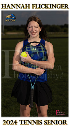 RC Fall Senior Banner Tennis Hannah Flickinger