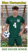 Boylan Boys Soccer Senior 2025 Max Hernandez