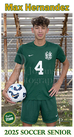 Boylan Boys Soccer Senior 2025 Max Hernandez