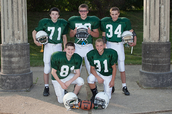 Jr. Titans 8th Grade 2013 Football Team-0119