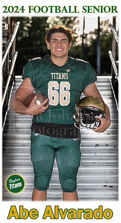 Boylan Football  Senior 2024 Abe Alvarado
