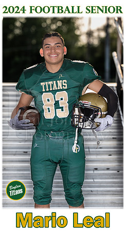 Boylan Football  Senior 2024 Mario Leal