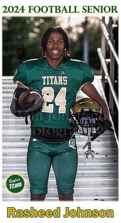 Boylan Football  Senior 2024 Rasheed Johnson