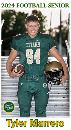 Boylan Football  Senior 2024 Tyler Marrero