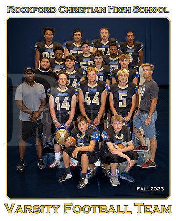 Rockford Christian 2023 8x10 Fall Varsity Football Team